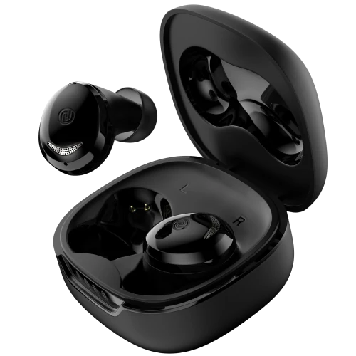 Noise Buds Trance with 45 Hrs Playtime, Low Latency (up to 40ms), Hyper-Sync, and IPX5 True Wireless (Jet Black, Earbuds)