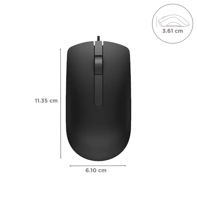 Dell-MS116 Optical Wired Mouse