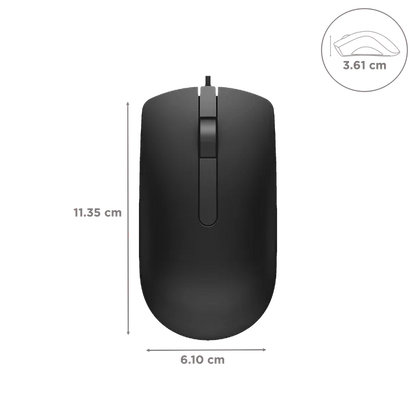 Dell-MS116 Optical Wired Mouse