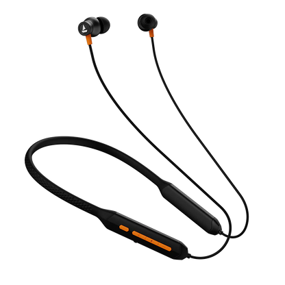 boAt Rockerz 255 Arc with ASAP Charge, ENx Tech, Upto 30 Hours Playback, Beast Mode with 60ms Low Latency | Wireless Earphone (Cosmos Black, Neckband)