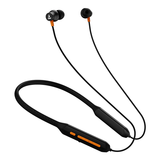 boAt Rockerz 255 Arc with ASAP Charge, ENx Tech, Upto 30 Hours Playback, Beast Mode with 60ms Low Latency | Wireless Earphone (Cosmos Black, Neckband)