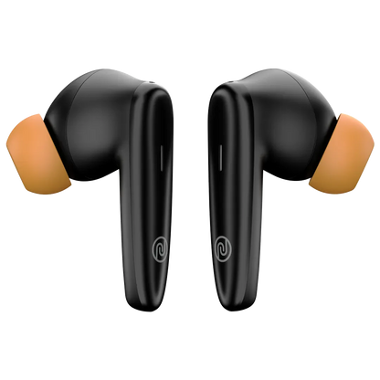 Noise Buds VS401 with 50 Hrs Playtime, Quad Mic with ENC, & Low Latency (up to 50ms) Bluetooth, True Wireless (Jet Black, Earbuds)