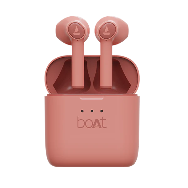 boAt Airdopes 131 with ASAP Charge, Upto 60 hrs Playback | Earbuds (Light Pink, True Wireless)