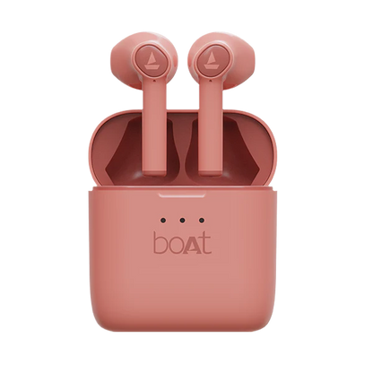 boAt Airdopes 131 with ASAP Charge, Upto 60 hrs Playback | Earbuds (Light Pink, True Wireless)