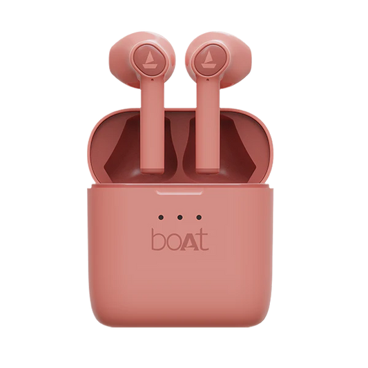 boAt Airdopes 131 with ASAP Charge, Upto 60 hrs Playback | Earbuds (Light Pink, True Wireless)