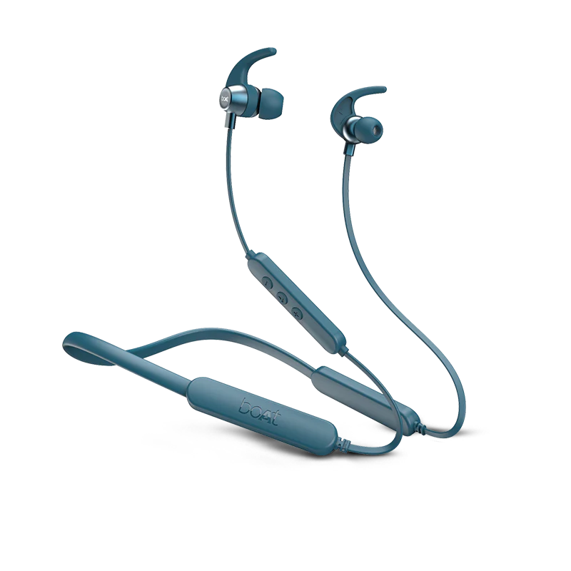 boAt Rockerz 255 Pro+ with ASAP Charge, 60 Hours Playback, 10mm Drivers | Wireless earphone (Teal Green, Neckband)