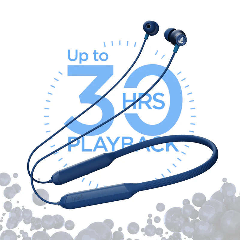 boAt Rockerz 255 Arc with ASAP Charge, ENx Tech, Upto 30 Hours Playback, Beast Mode with 60ms Low Latency | Wireless Earphone (Wave Blue, Neckband)