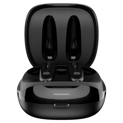 Noise Buds VS401 with 50 Hrs Playtime, Quad Mic with ENC, & Low Latency (up to 50ms) Bluetooth, True Wireless (Jet Black, Earbuds)