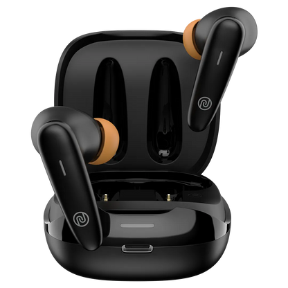 Noise Buds VS401 with 50 Hrs Playtime, Quad Mic with ENC, & Low Latency (up to 50ms) Bluetooth, True Wireless (Jet Black, Earbuds)