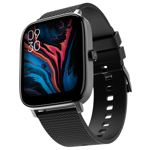 Noise ColorFit Thrive with 1.85" TFT Display, AI Voice Assistant Feature, In-built Games, Bluetooth calling, Up to 7 days of battery| Smart Watch for Men & Women (Jet Black)