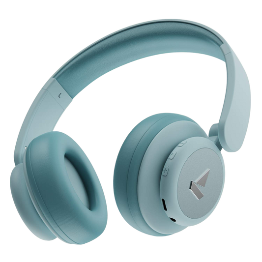 boAt Rockerz 450 Pro with 40mm Massive Driver, 70 Hours Playback, Bluetooth V5.0 (Aqua Blue, Headphone)