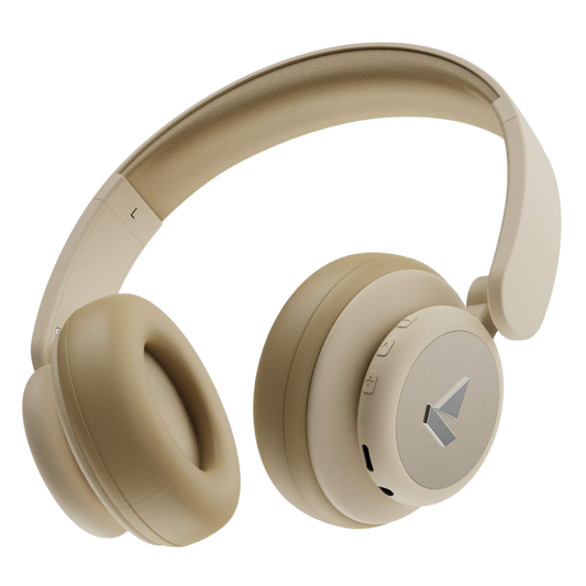 boAt Rockerz 450 Pro with 40mm Massive Driver, 70 Hours Playback, Bluetooth V5.0 (Hazel Beige, Headphone)