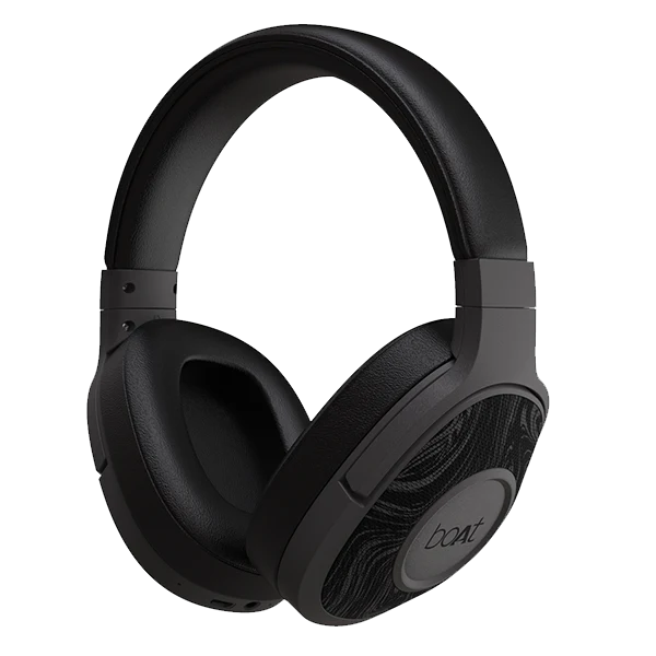 boAt Rockerz 550 Wireless Headphones with 20 Hours Playback, 50MM Drivers, Padded Ear Cushions | Over the ear (Black)