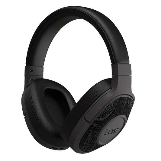 boAt Rockerz 550 Wireless Headphones with 20 Hours Playback, 50MM Drivers, Padded Ear Cushions | Over the ear (Black)