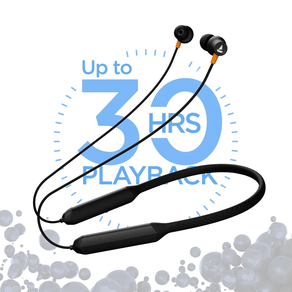 boAt Rockerz 255 Arc with ASAP Charge, ENx Tech, Upto 30 Hours Playback, Beast Mode with 60ms Low Latency | Wireless Earphone (Cosmos Black, Neckband)