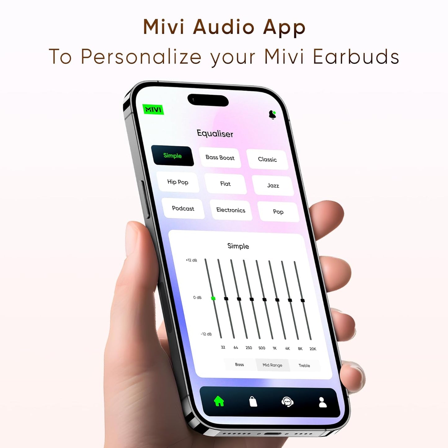 Mivi SuperPods Immersio, True Wireless Earbuds, Dolby Audio, 3D Soundstage, 60H Playtime, AI ENC Tech | True Wireless (Wishful Champagne, Earbuds)