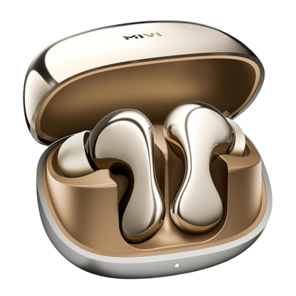 Mivi SuperPods Immersio, True Wireless Earbuds, Dolby Audio, 3D Soundstage, 60H Playtime, AI ENC Tech | True Wireless (Wishful Champagne, Earbuds)