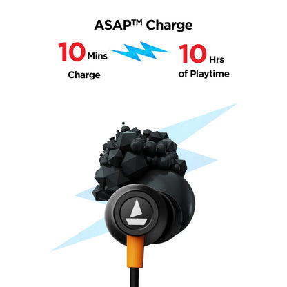 boAt Rockerz 255 Arc with ASAP Charge, ENx Tech, Upto 30 Hours Playback, Beast Mode with 60ms Low Latency | Wireless Earphone (Cosmos Black, Neckband)