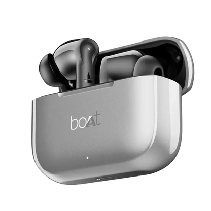 boAt Airdopes 161 with Beast Mode, ASAP Charge, ENx Technology, 50 hrs Playback | True Wireless (Ash Grey, Earbuds)