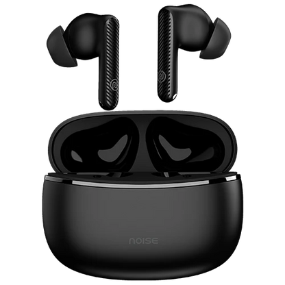 Noise Aura Buds with Dual Device Pairing, 60 Hours of Playtime, ENC with Quad Mic, True Wireless (Aura Black, Earbuds)