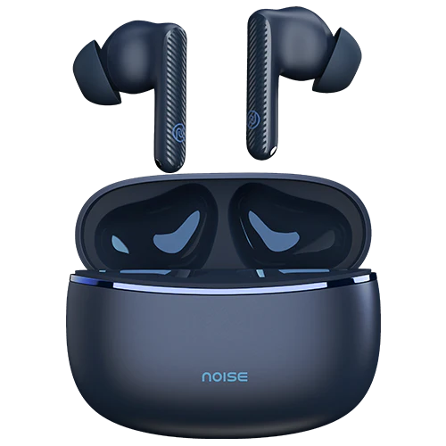 Noise Aura Buds with Dual Device Pairing, 60 Hours of Playtime, ENC with Quad Mic, True Wireless (Aura Blue, Earbuds)