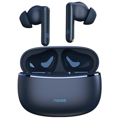 Noise Aura Buds with Dual Device Pairing, 60 Hours of Playtime, ENC with Quad Mic, True Wireless (Aura Blue, Earbuds)