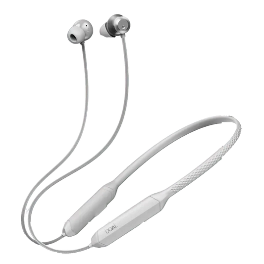 boAt Rockerz 255 Z Plus with 50 hrs Playtime, Magnetic Power Buds, ENx Tech, Dual Pairing, Hearables App, Beast Mode | Wireless Earphone (Slate Grey, Neckband)