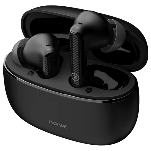 Noise Aura Buds with Dual Device Pairing, 60 Hours of Playtime, ENC with Quad Mic, True Wireless (Aura Black, Earbuds)