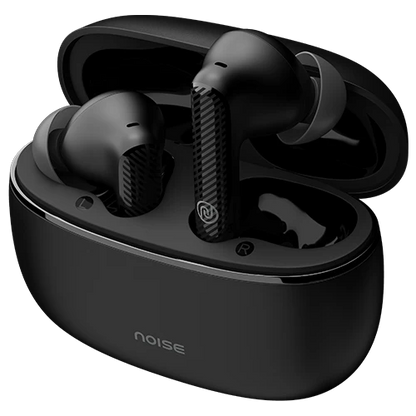 Noise Aura Buds with Dual Device Pairing, 60 Hours of Playtime, ENC with Quad Mic, True Wireless (Aura Black, Earbuds)