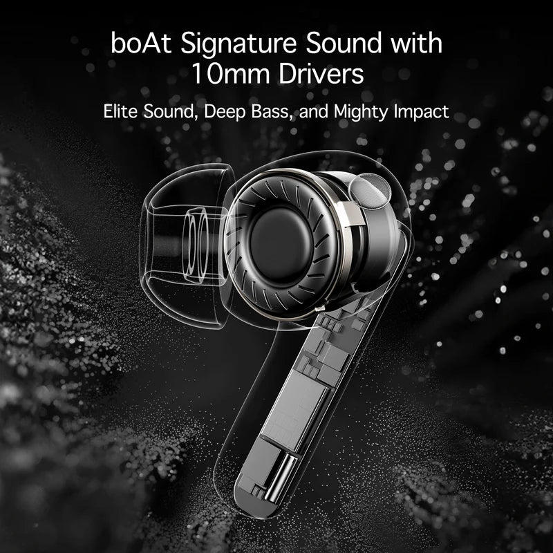 boAt Airdopes 181 Pro with 100 hrs Playback, Quad Mics with ENx Tech, ASAP Charge, Beast Mode | True Wireless (Frosted Mint, Earbuds)