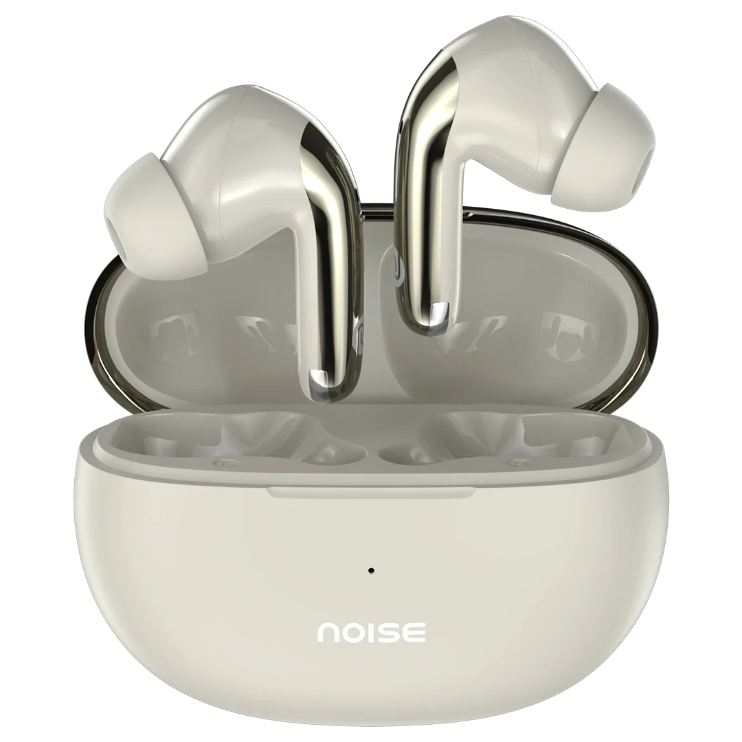 Noise Buds Verve 2 with 50Hr Playtime, ENC, Quad Mic & Ultra low latency Bluetooth, True Wireless(Stone Beige, Earbuds)