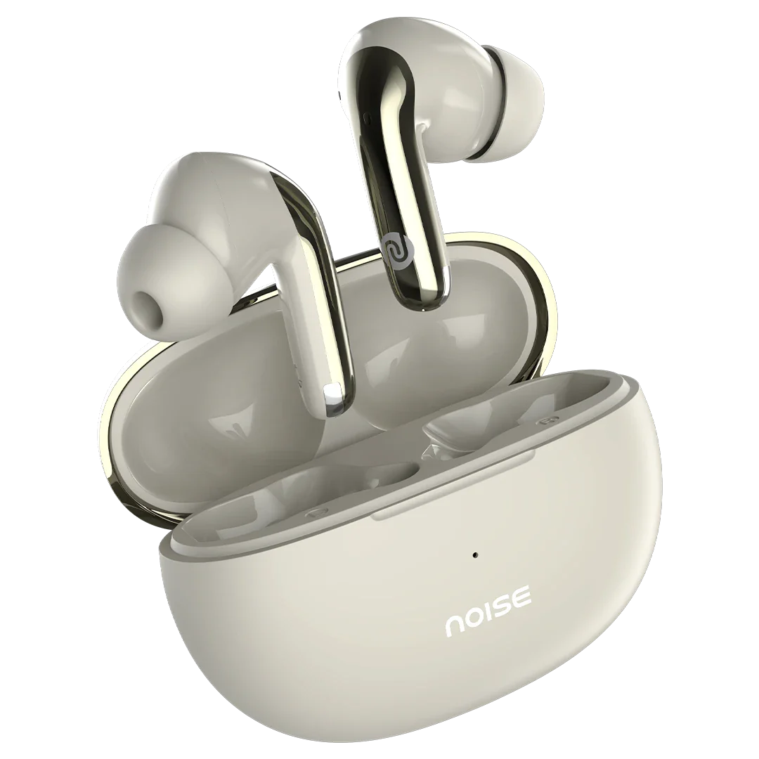 Noise Buds Verve 2 with 50Hr Playtime, ENC, Quad Mic & Ultra low latency Bluetooth, True Wireless(Stone Beige, Earbuds)