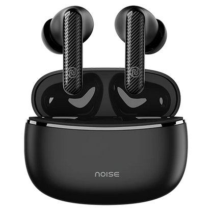 Noise Aura Buds with Dual Device Pairing, 60 Hours of Playtime, ENC with Quad Mic, True Wireless (Aura Black, Earbuds)