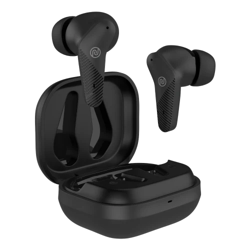 Noise Buds VS102 Neo with 40 Hrs Playtime, Environmental Noise Cancellation, Quad Mic and True Wireless (Carbon Black, Earbuds)