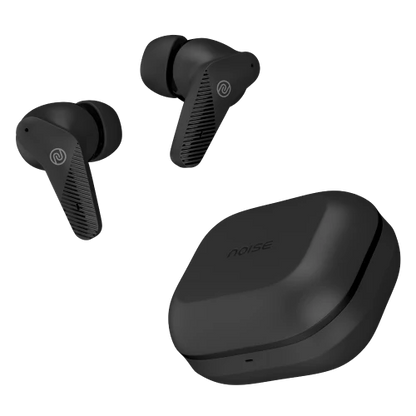 Noise Buds VS102 Neo with 40 Hrs Playtime, Environmental Noise Cancellation, Quad Mic and True Wireless (Carbon Black, Earbuds)