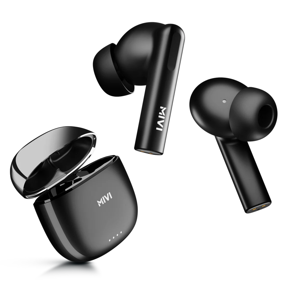 Mivi DuoPods i4 with Quad-mic ENC Tech, 13mm Drivers, 50hrs of  Playback, IPX 4.0 | True Wireless (Black, Earbuds)