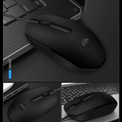 HP M10 Wired Optical Performance Mouse (Ergonomic Design)