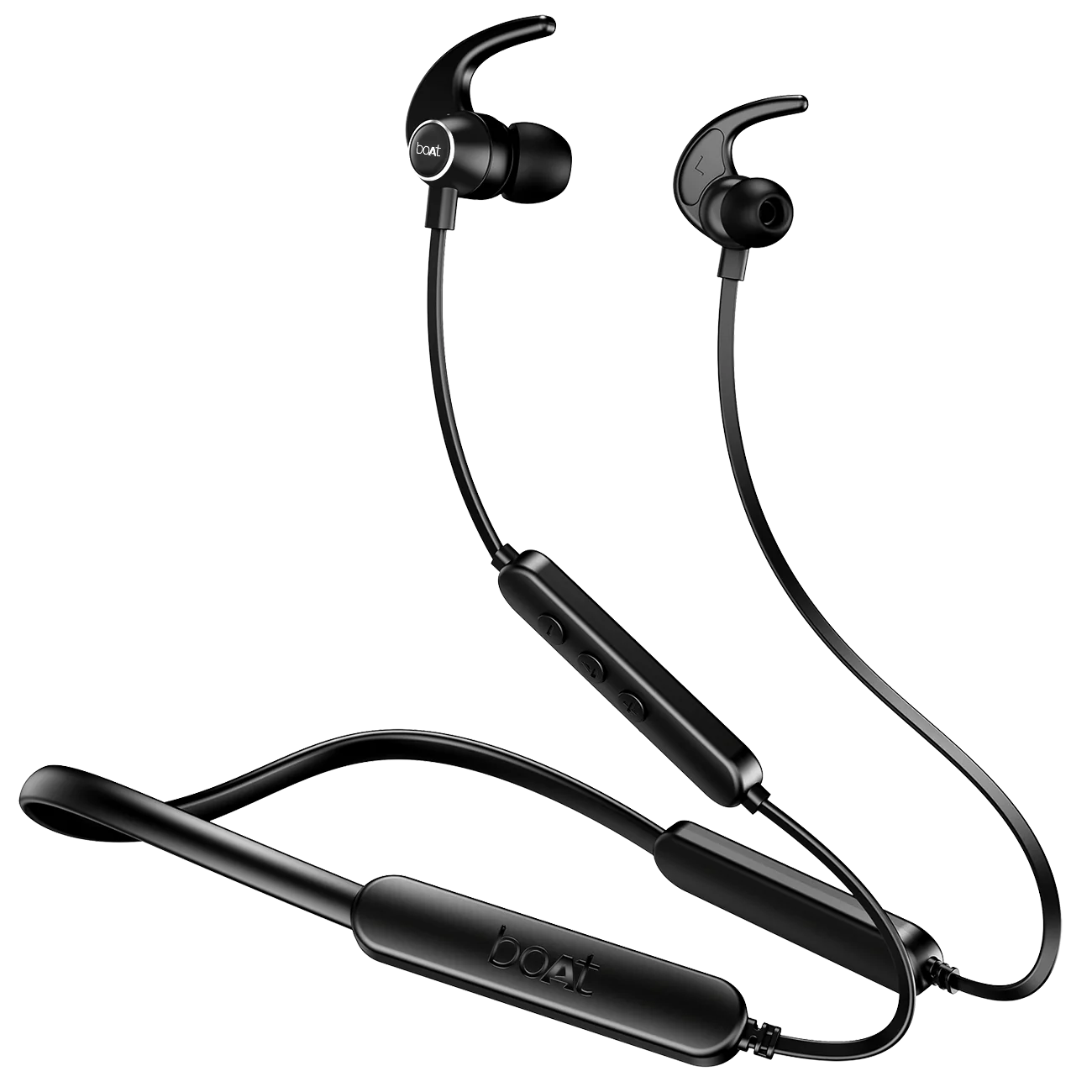 boAt Rockerz 255 Pro+ with ASAP Charge, 60 Hours Playback, 10mm Drivers | Wireless earphone (Black, Neckband)