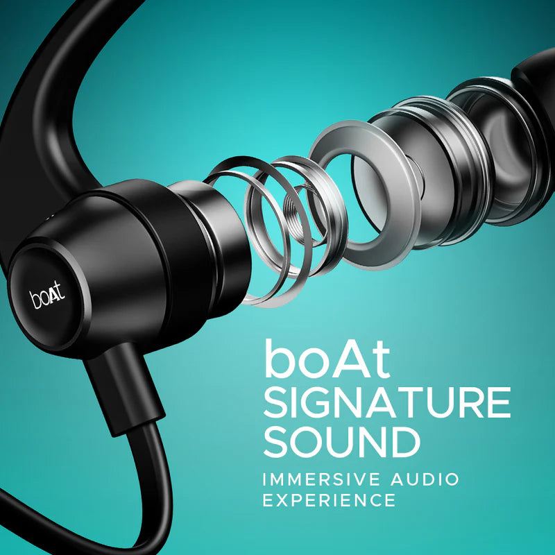 boAt Rockerz 255 Pro+ with ASAP Charge, 60 Hours Playback, 10mm Drivers | Wireless earphone (Black, Neckband)