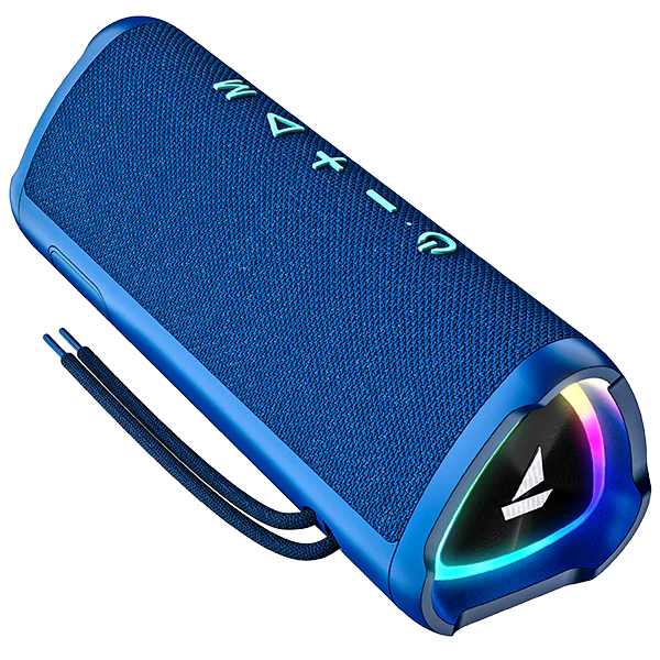 boAt Stone 750 with 12hrs of Playback, RGB lighting, TWS Feature, 12W RMS Stereo Sound | Bluetooth Speaker (Marine Blue)