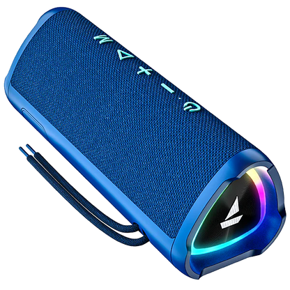 boAt Stone 750 with 12hrs of Playback, RGB lighting, TWS Feature, 12W RMS Stereo Sound | Bluetooth Speaker (Marine Blue)