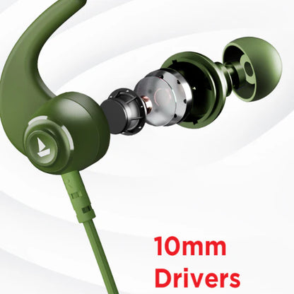 boAt Rockerz 260 with Beast Mode with 55ms Low Latency, ENx Tech, ASAP Charge | True Wireless (Forest Green, Neckband)