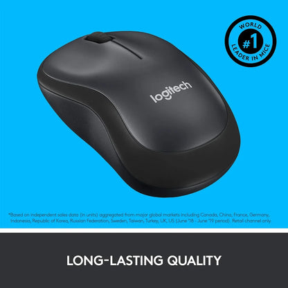 logitech-M221 Wireless Optical Mouse with Silent Click Buttons