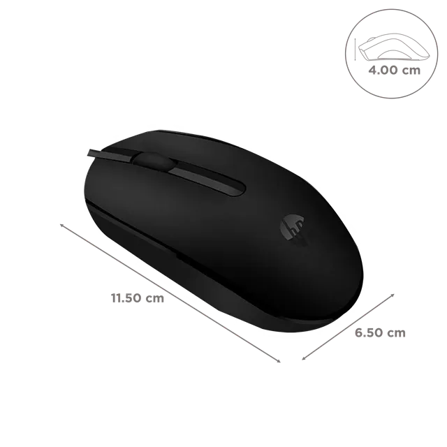 HP M10 Wired Optical Performance Mouse (Ergonomic Design)