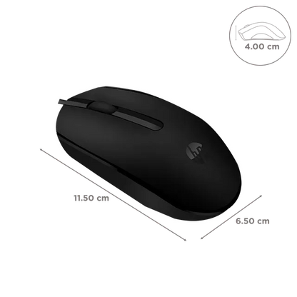 HP M10 Wired Optical Performance Mouse (Ergonomic Design)