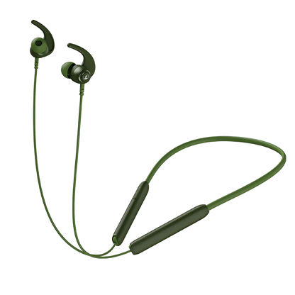 boAt Rockerz 260 with Beast Mode with 55ms Low Latency, ENx Tech, ASAP Charge | True Wireless (Forest Green, Neckband)