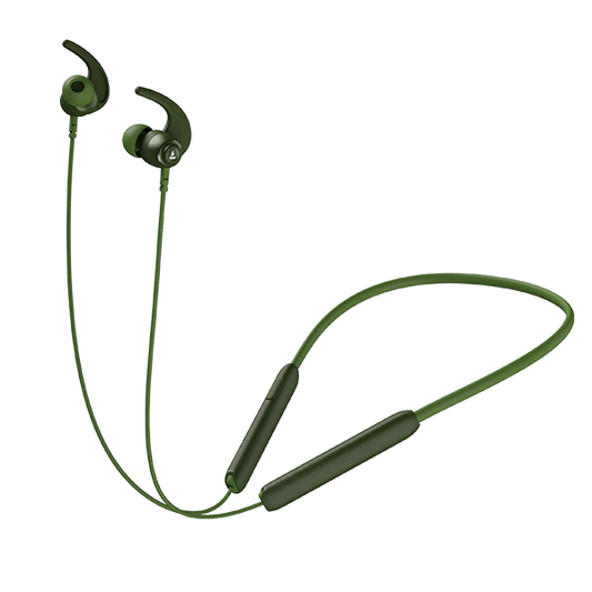 boAt Rockerz 260 with Beast Mode with 55ms Low Latency, ENx Tech, ASAP Charge | True Wireless (Forest Green, Neckband)