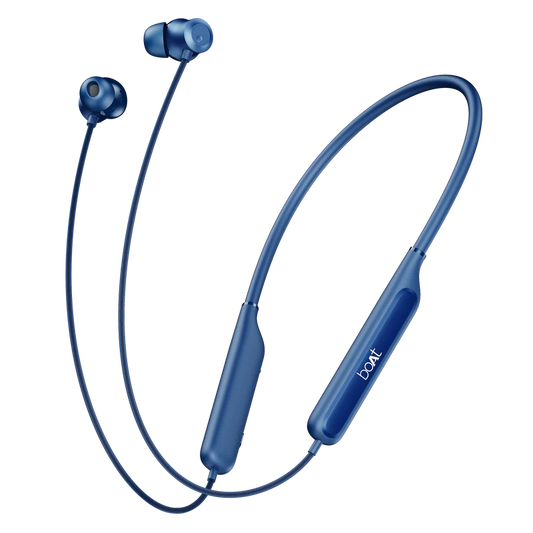 boAt Rockerz 210 ANC with 30dB Active Noise Cancellation, AI- ENx Tech, Spatial Audio, Seamless fast pairing | Wireless earphone (Cosmic Blue, Neckband)