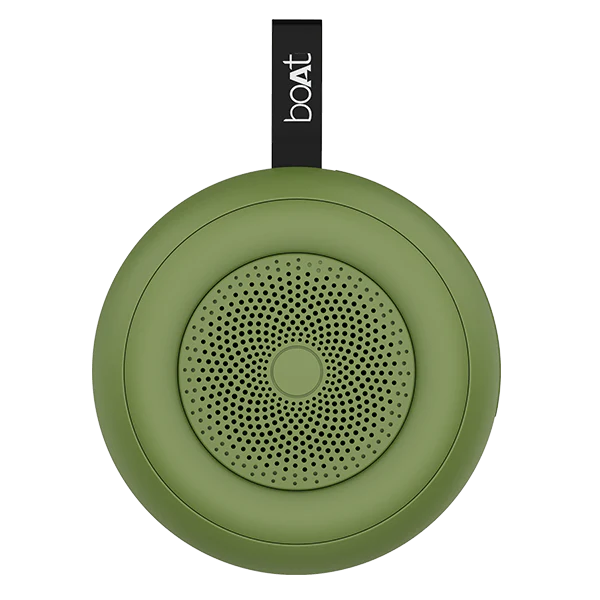 boAt Stone 135 Portable Wireless Speaker with 5W RMS Immersive Sound, Up to 11 hrs of Playback, IPX4 Water Resistance, Multi-Connectivity Modes with Type C Charging | Bluetooth Speaker (Soldier Green)