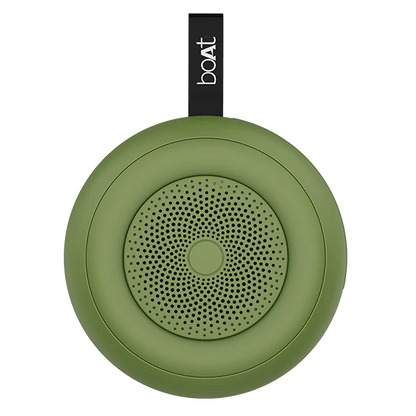 boAt Stone 135 Portable Wireless Speaker with 5W RMS Immersive Sound, Up to 11 hrs of Playback, IPX4 Water Resistance, Multi-Connectivity Modes with Type C Charging | Bluetooth Speaker (Soldier Green)